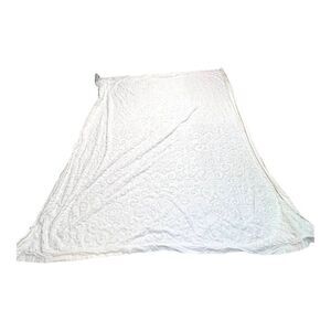 Harbor House White Chenille Bedspread Textured Quilt & Pillow Shams Set READ
